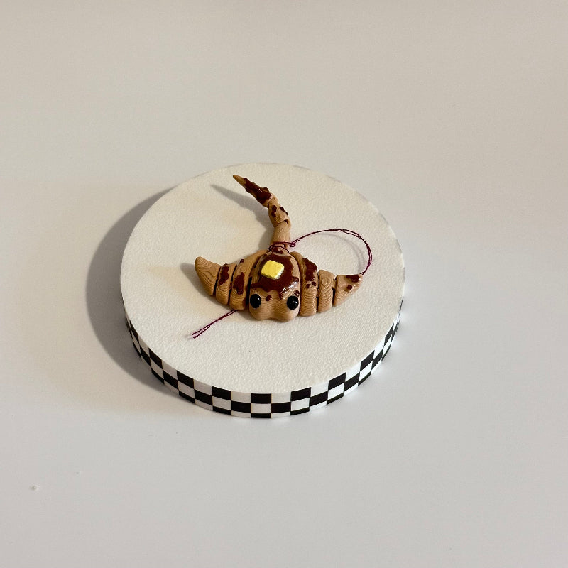 Flappy Jack The Pancake Manta Ray 3D Printed Fidget Collectable