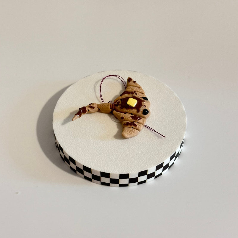 Flappy Jack The Pancake Manta Ray 3D Printed Fidget Collectable