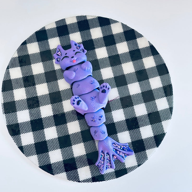 TwilightTide The MerCat 3D Printed Fidget Collectable