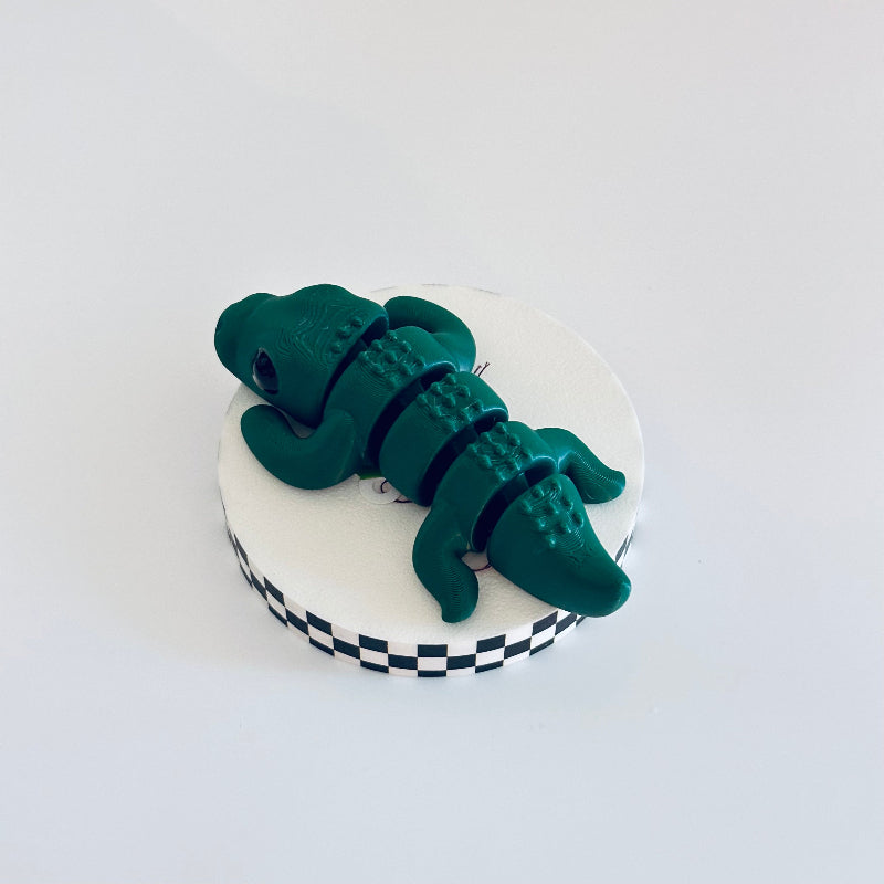 MossySnap Crocodile 3D Printed Fidget Collectable