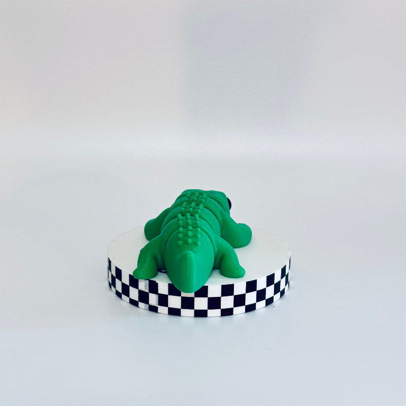 Snapper Green Gator 3D Printed Fidget Collectable