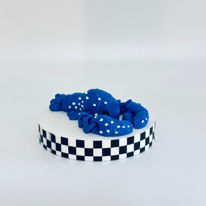 AzureClaw Rare Blue Lobster 3D Printed Fidget Collectable