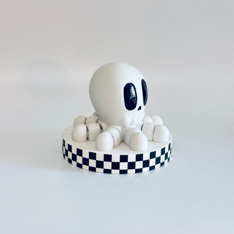 BoneTide the 3D Printed Fidget Collectable Skeleton Octopus