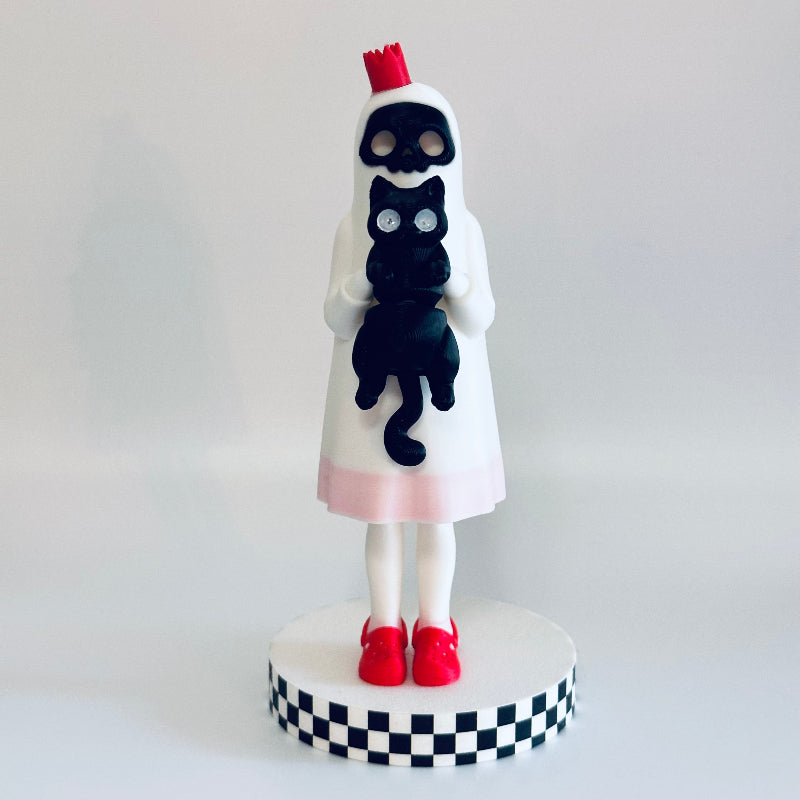 CrimsonCleo The Ghost Girl 3D Printed Fidget Collectable