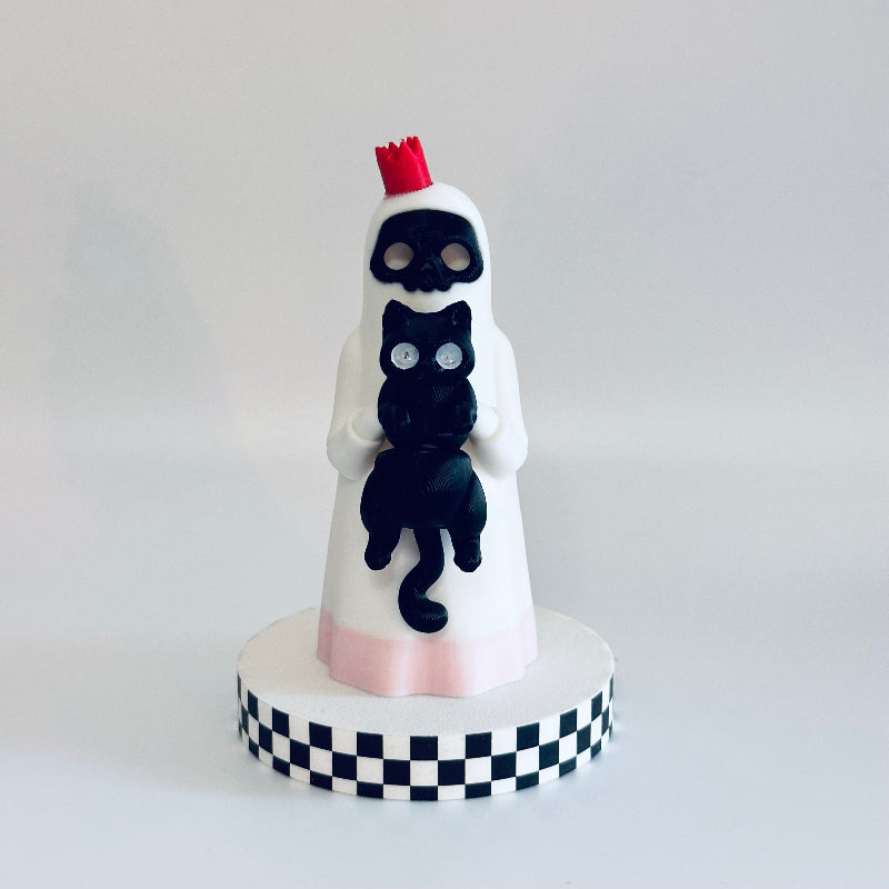 CrimsonCleo The Ghost Girl 3D Printed Fidget Collectable