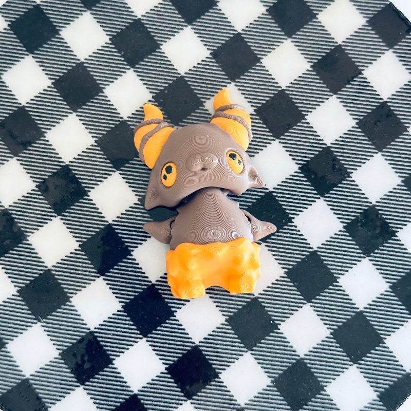 EmberHorn Beastie Pixie 3D Printed Fidget Collectable