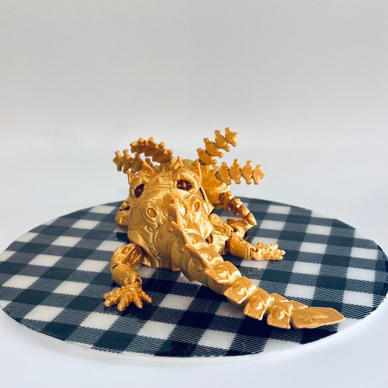 GildieBot The Axolotl 3D Printed Fidget Collectable