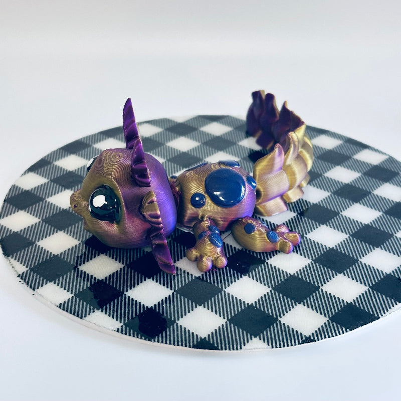 AuroraLottie The Axolotl 3D Printed Fidget Collectable
