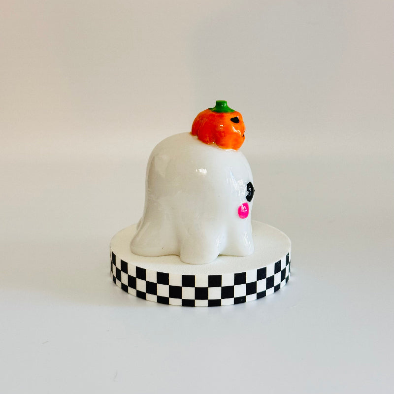 PumpkinBoo the Kawaii Ghost 3D Printed Figurine Collectable