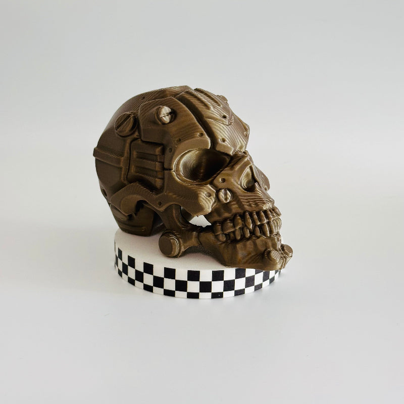 RoboSkull 3D Printed Figurine Collectable