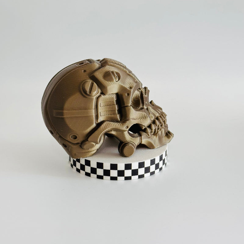 RoboSkull 3D Printed Figurine Collectable