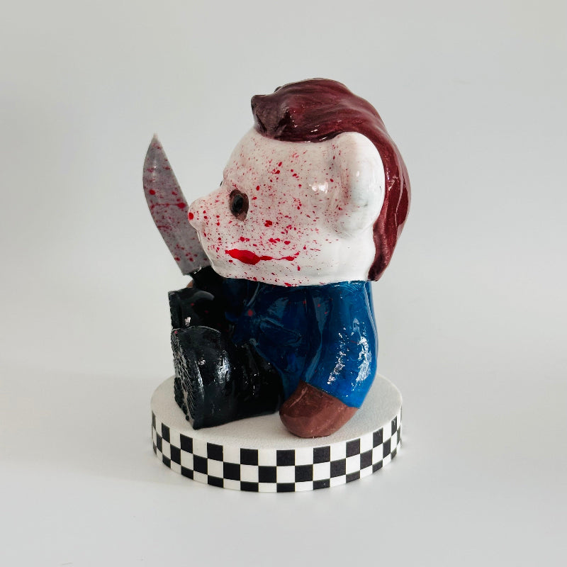 JasonBear the Friday the 13th Horror Bear 3D Printed Figurine