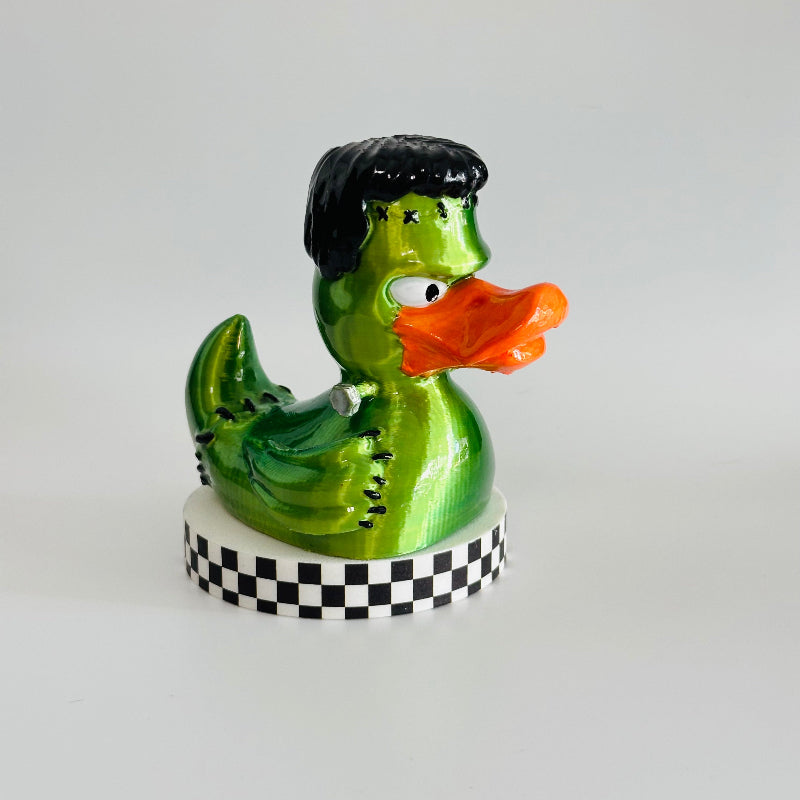 Quackenstein the Frankenstein Duck 3D Printed Figurine
