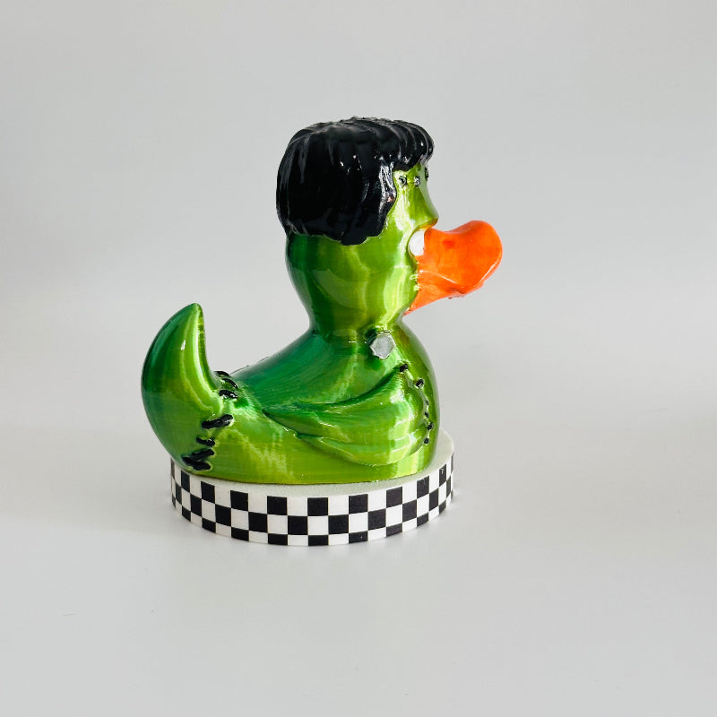 Quackenstein the Frankenstein Duck 3D Printed Figurine