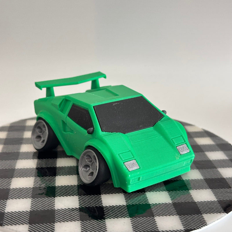 Emerald Racer 3D-Printed Sports Car