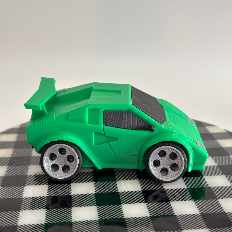 Emerald Racer 3D-Printed Sports Car