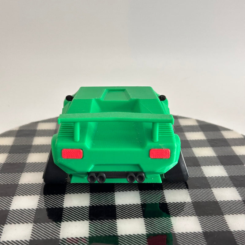 Emerald Racer 3D-Printed Sports Car