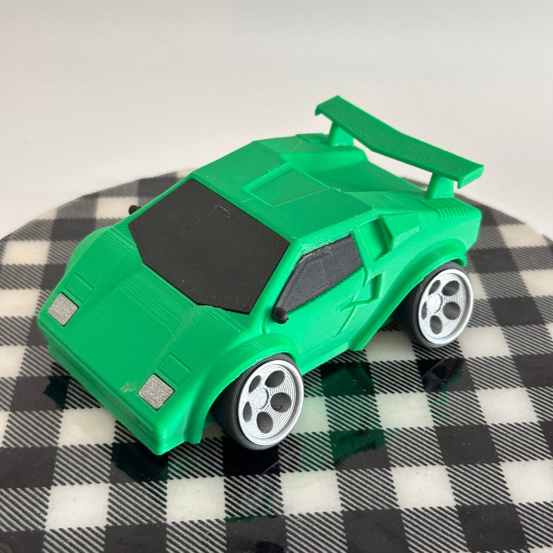 Emerald Racer 3D-Printed Sports Car