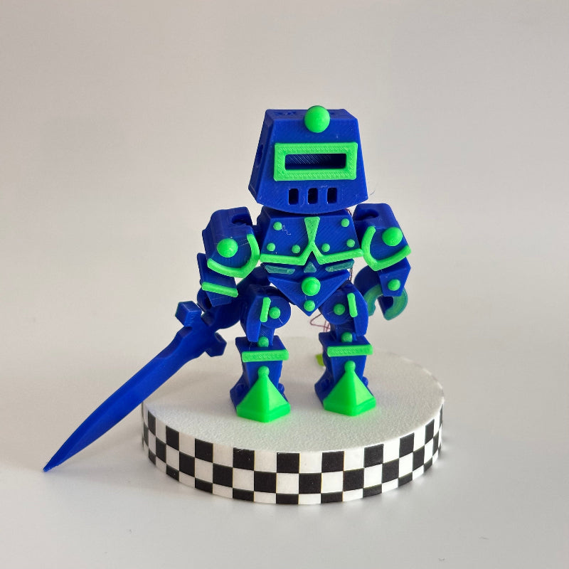 AegisByte the Cyber Knight 3D Printed Fidget Collectable