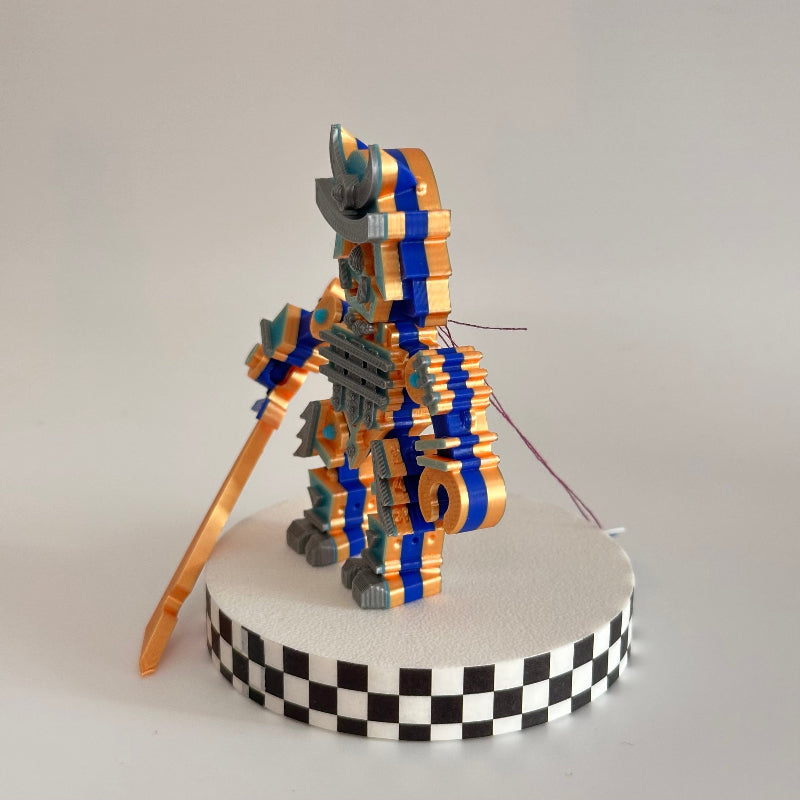KendoByte the Cyber Samurai 3D Printed Fidget Collectable