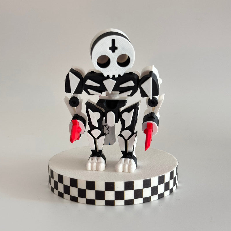 DeathBot 3D Printed Robot Fidget Collectable