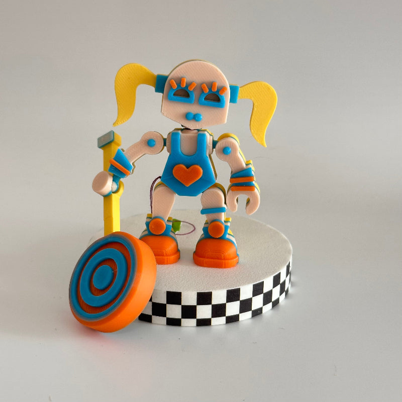 SweetieByte the Lollipop Bot 3D Printed Fidget Collectable