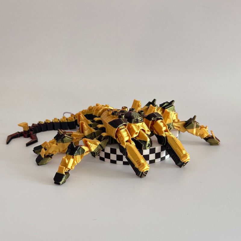 EmberSting the Steampunk Scorpion 3D Printed Fidget Collectable