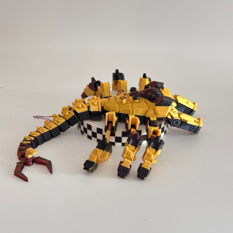 EmberSting the Steampunk Scorpion 3D Printed Fidget Collectable