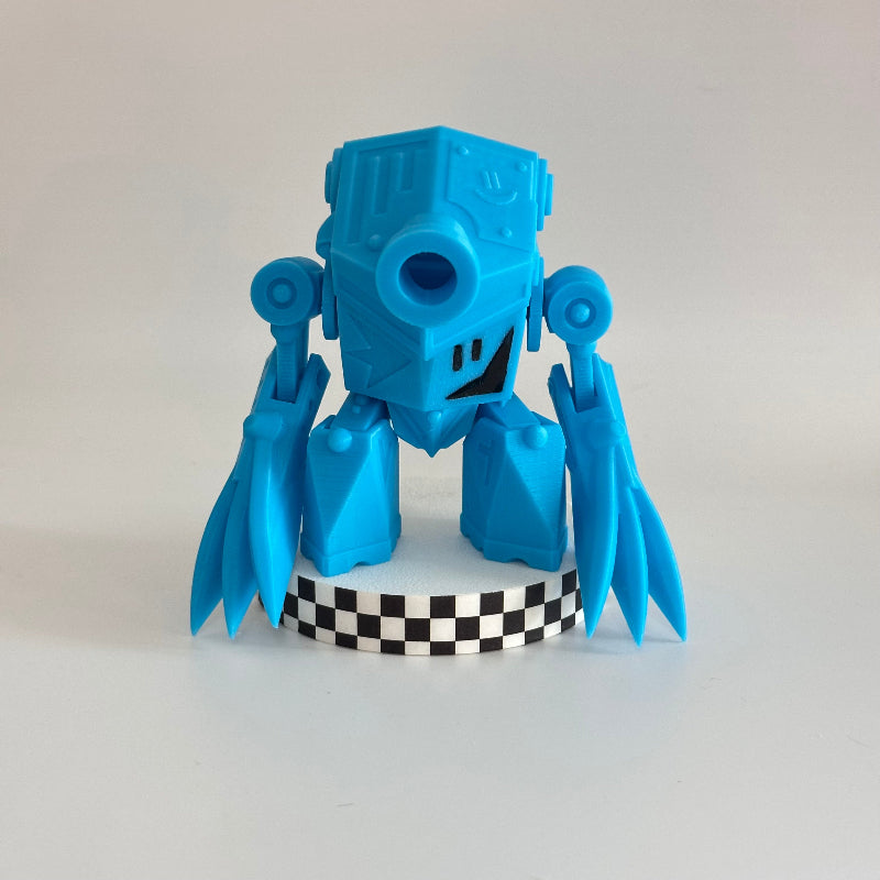 AzureByte the BotSlicer 3D Printed Fidget Collectable