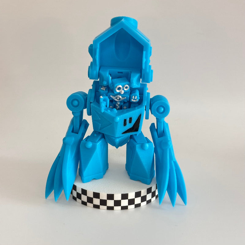 AzureByte the BotSlicer 3D Printed Fidget Collectable