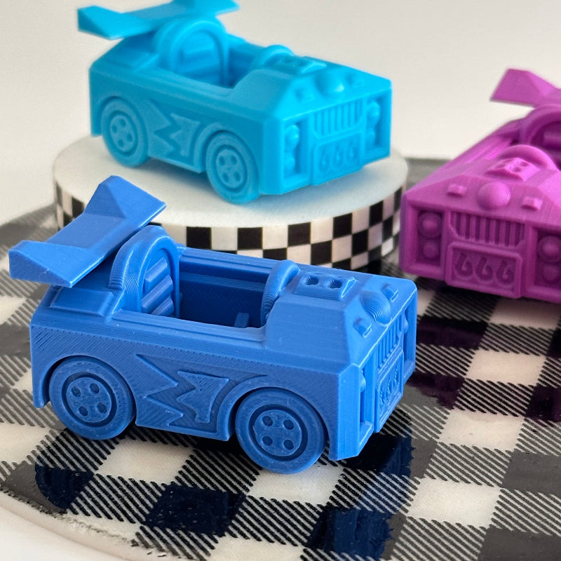 ByteWheels: Mini Robot Racers 3D Printed Fidget Collectable