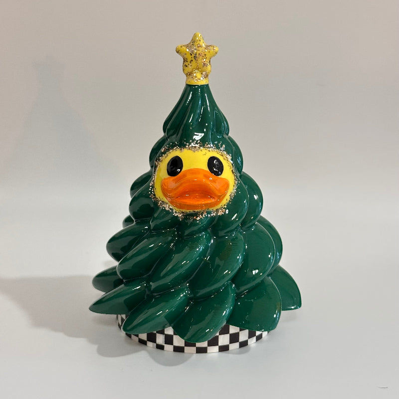 Tinsel Quackers The Christmas Tree Duck 3D Printed Shelfie Collectable