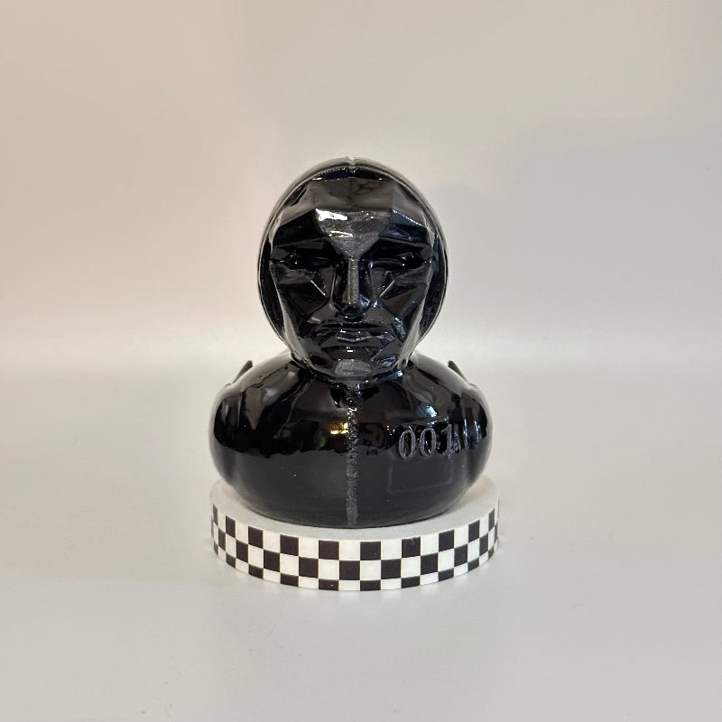 MystiQuack the Black Duck 3D Printed Shelfie Collectible