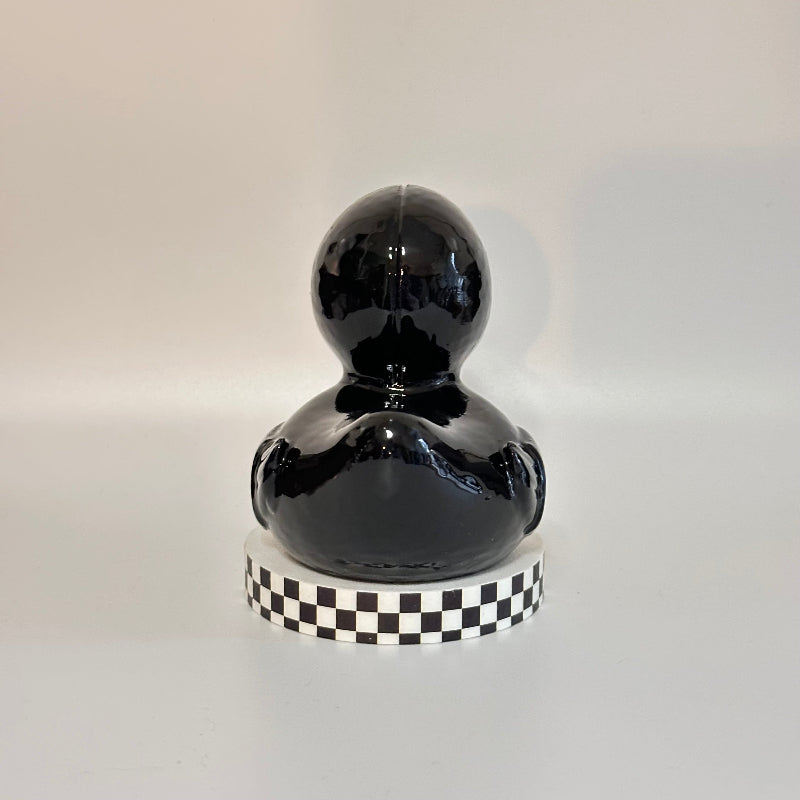 MystiQuack the Black Duck 3D Printed Shelfie Collectible
