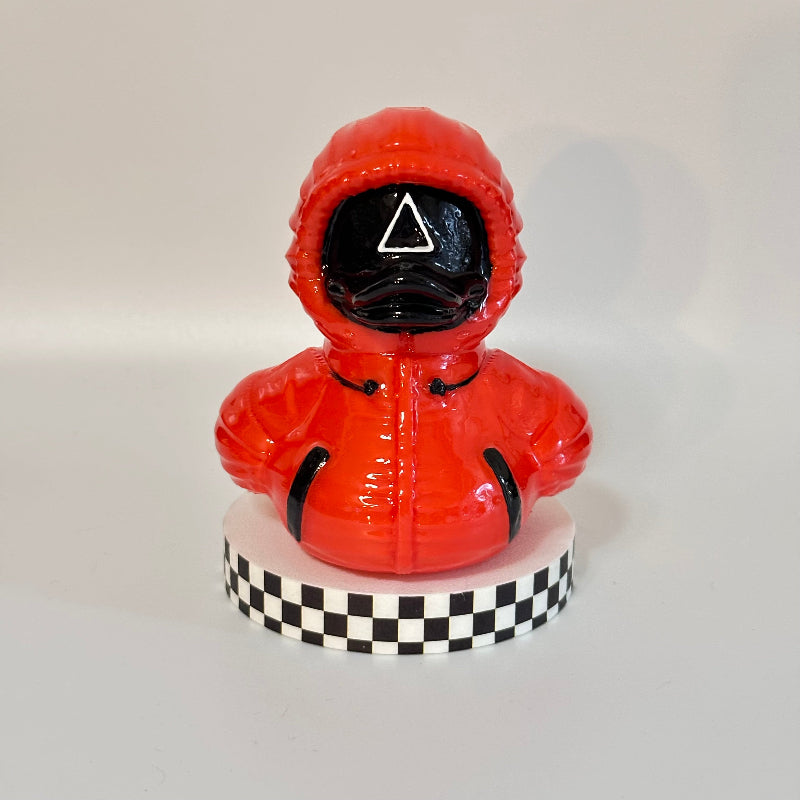 TriQuack the Red Duck 3D Printed Shelfie Collectible
