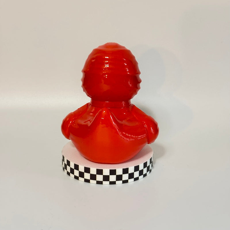 TriQuack the Red Duck 3D Printed Shelfie Collectible