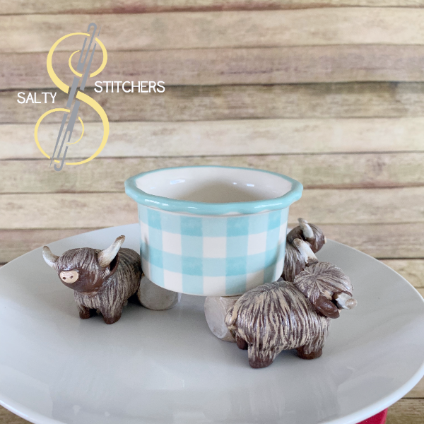 3D Printed Cow Indoor Planter Feet Stand | Salty Stitchers at More Heart Studio