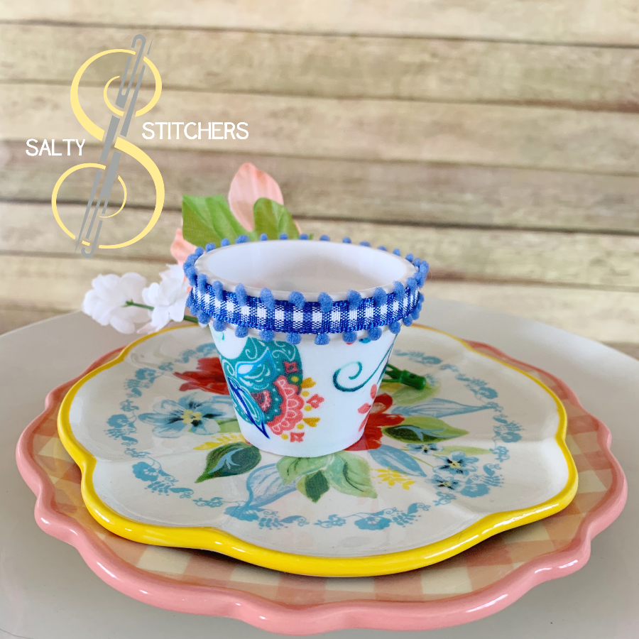 3D Printed Faux Terra Cotta Pot Pioneer Woman Mazie Napkin Ring | Salty Stitchers at More Heart Studio