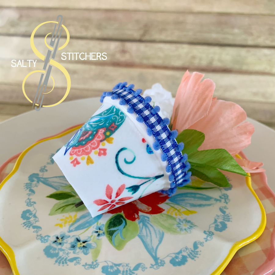 3D Printed Faux Terra Cotta Pot Pioneer Woman Mazie Napkin Ring | Salty Stitchers at More Heart Studio