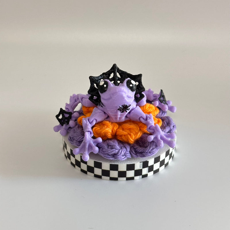 Count Hopula the Dracula Frog 3D Printed Fidget Collectable