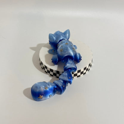 Celestial Whisker Galaxy Cat 3D Printed Fidget Collectable