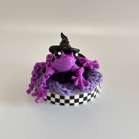 HocusHops the Witchy Frog 3D Printed Fidget Collectable