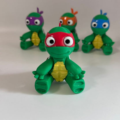 Red Ninja Turtle 3D Printed Fidget Collectable