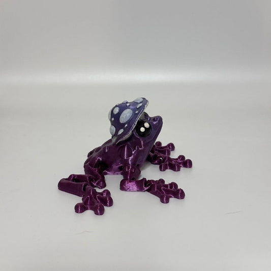 F1 Large Purple Mushroom Frog