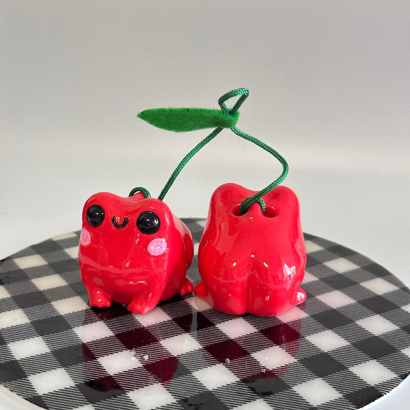 Cherry Chonks 3D Printed Frog Figurine Collectable