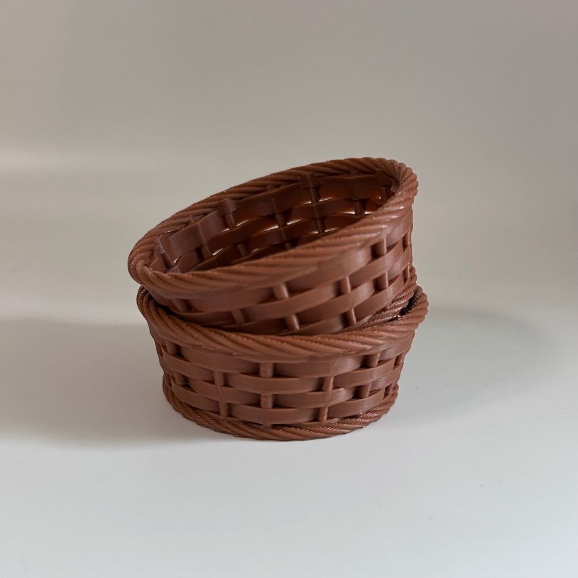 T32 Small Brown Fruit Basket