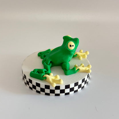 Hopsley the Tree Frog 3D Printed Fidget Collectible