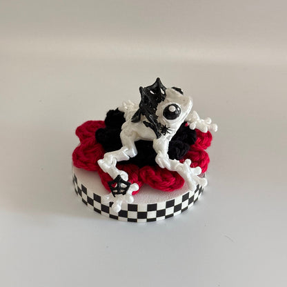 Lady Lilyth the Vampire Frog 3D Printed Fidget Collectable