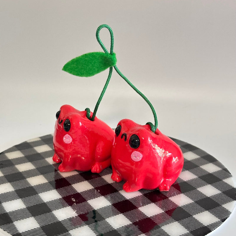 Cherry Chonks 3D Printed Frog Figurine Collectable