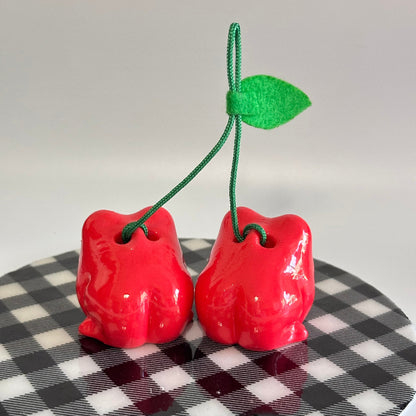 Cherry Chonks 3D Printed Frog Figurine Collectable